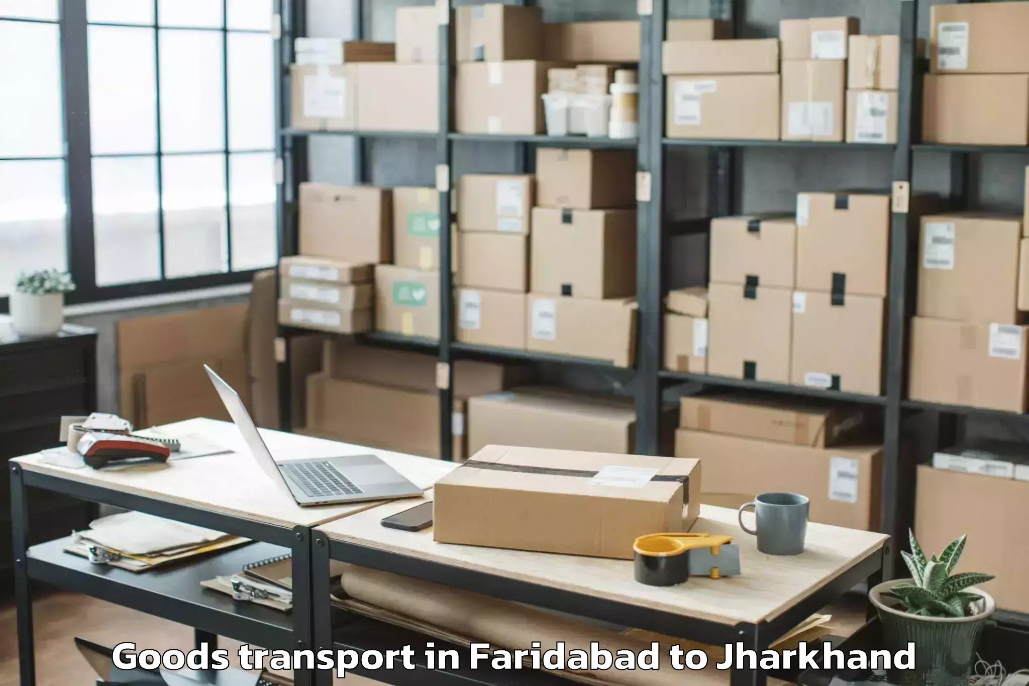 Book Faridabad to Chandil Goods Transport Online